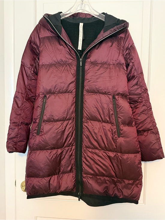 lululemon athletica Jackets & Blazers - Lululemon Cloudscape Long Dark Adobe Jacket EUC